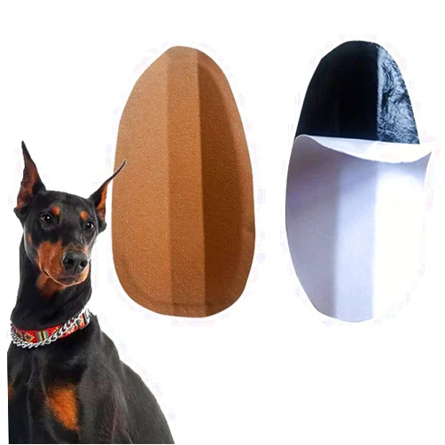 Andy's Orchids Dog Ear Stand Up Support Tool Sticker, Dog Ear Fixed Correction Vertical Holder for Doberman Pinscher Sheltie Corgi Puppies 2.7 * 1.38 inch