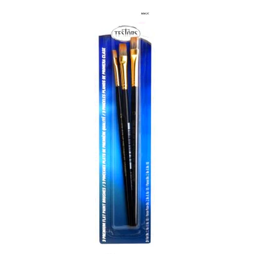 Testors Testor%2527S%2b8862c%2bPremium%2bFlat%2bPaint%2bBrushes%2bAssortment%2b3%2bCount