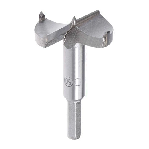 uxcell Forstner Drill Bits 50mm, Tungsten Carbide Wood Hole Saw Auger Opener Woodworking Hinge Hole Drilling Boring Bit Cutter Gray with Case