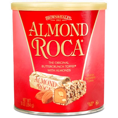 Almond Roca Buttercrunch Toffee with Almonds, 10 oz by Almond Roca