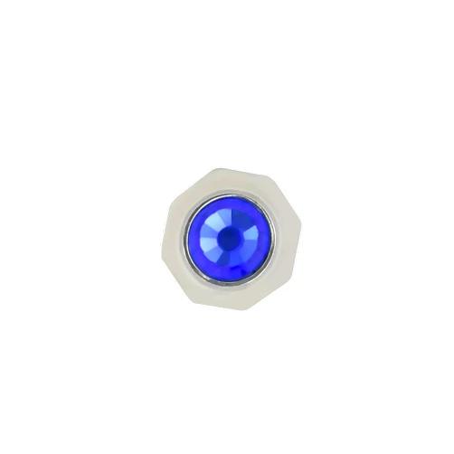 Ewatchparts 1 WATCH CROWN COMPATIBLE WITH UNISEX 24MM CARTIER SANTOS GALBEE 1567 2423 2465 PANTHERE BLUE