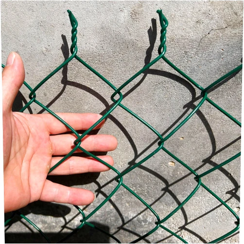 FengYoo 13 Gauge 36inX33ft Green PVC Coated Galvanized Wire Fence Mesh 2.5in Chicken Wire Fencing Chain Link Fence Garden Fencing Poultry Netting/for Yard Fence