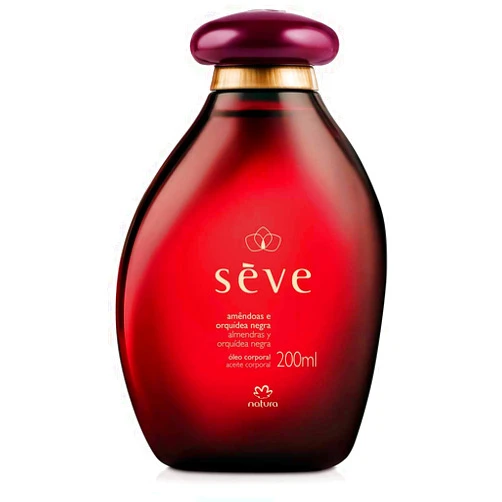 Natura Linha Seve (Amendoas e Orquidea Negra) Natura - Oleo Corporal 200 Ml - (Natura Seve (Black Orchids and Almonds) Collection - Body Oil 6.76 Fl Oz)