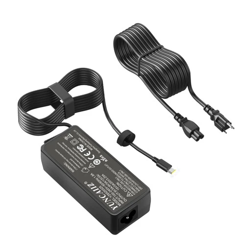 Yuncaiiz 65W USB C Type C Fast Charging Universal Laptop Charger Replacement Compatible with HP, Dell, Lenovo, Acer, Asus, Samsung, Google Series Adapter Power Cord