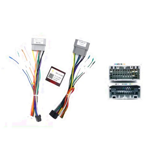 Strpump 16Pin Car Radio Stereo Power Retrofit Harness Cable Wire Loom for Chrysler/Dodge/Jeep with Can Bus(XP) Both Connectors