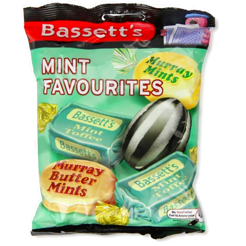 Bassett's Bassetts Mint Favourites Bag 192g (Pack of 6)