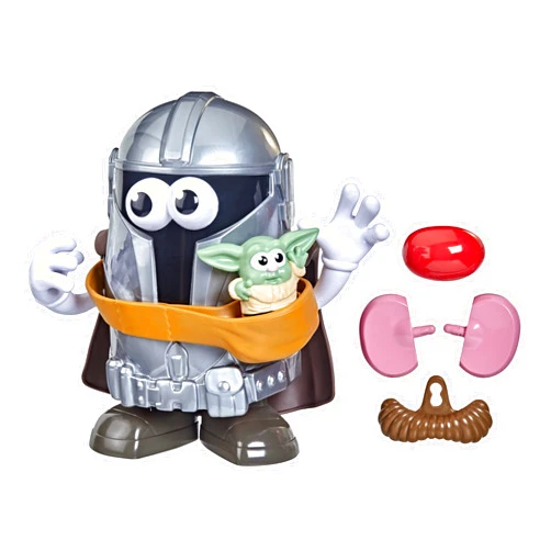 Mr. Potato Head Potato Head The Yamdalorian and The Tot, Star Wars Inspired Toy, Includes 14 Parts and Pieces, Toy for Kids Ages 2 and Up
