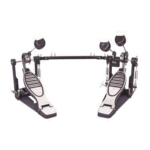 Shyneer Double Bass Drum Pedal,Professional Double Kick Bass,Electric Drum Kit Double Bass Come with 2Pcs Drum Beater Sticks and 1Pcs Drum Key