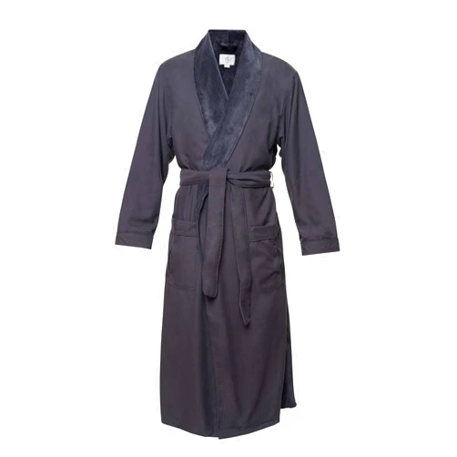 CHADSWORTH AND HAIG CHADSWORTH & HAIG Microfiber Plush Bath Robe with Minx Lining. Luxury Spa & Hotel Robe for Women & Men