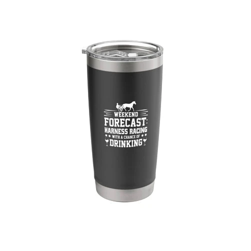 Harness-Racing Accessories Trotting-race Gifts Trotting horse Trotting Harness-Racing horses Trotting-race Stainless Steel Insulated Tumbler