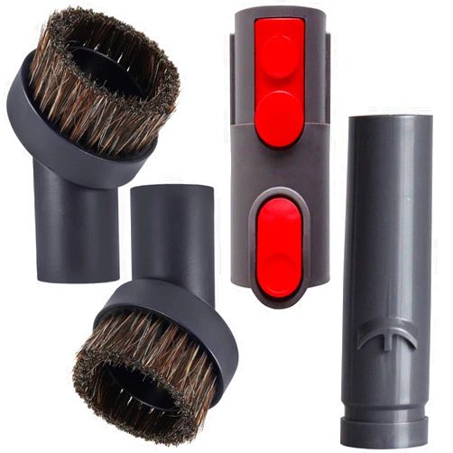 Rjnlsc Horse Hair Brush V15 Vacuum Attachment Adapter Compatible for Dyson V8 V15 V10 V11 V7 V6 Vacuum Cleaner,Horse Hair 1.25