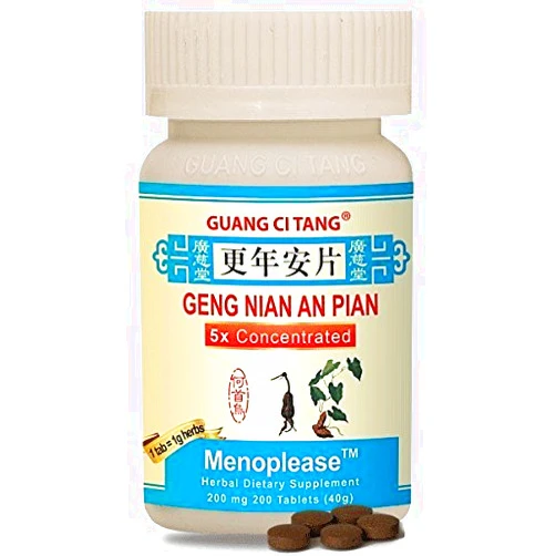 Herbs Direct usa Geng Nian An Pian (Wan) (Menoplease) 200 mg 200 Tablets