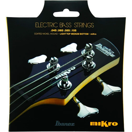 Ibanez IEBS 4 Coated Nickel Wound Mikro Bass Guitar Strings (IEBS4CMK)
