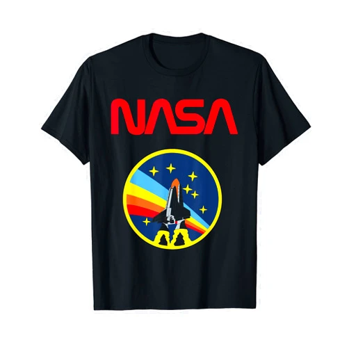 NASA Logo With Rocket ship Design T-Shirt