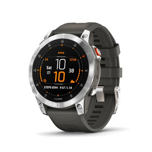 Garmin epix Gen 2, Premium active smartwatch, touchscreen AMOLED display, Adventure Watch with Advanced Features, Slate Steel