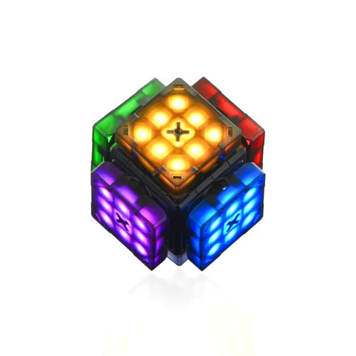 EX-Mars Connect | AI Robot Cube & Smart Cube, Self Scrambling STEM Cube with 10 Puzzle Types | Self Solving Speed Cube, Plays Music | Great X-Mars Experience for Kids, Teens & Adults.