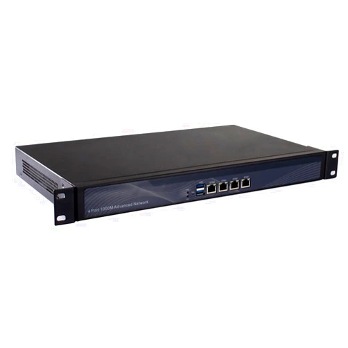 HUNSN 1U Rackmount Firewall Hardware, OPNsense, VPN, Network Security Appliance, Router PC, Intel J1900, HUNSN RS18f, 4 x Gigabit LAN, 2 x USB, VGA, 2 x Reserved Fan, 4G RAM, 32G SSD