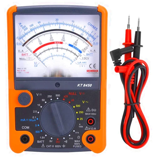 SATMW KT8450 Digital Multimeter High-Accuray Handheld Pointer Multimeter DC Voltage Current Resistance Testers