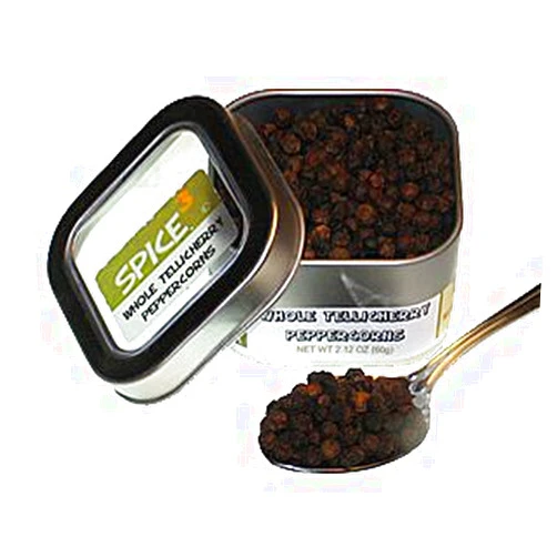 SpiceCubed Whole Tellicherry Peppercorns Tin