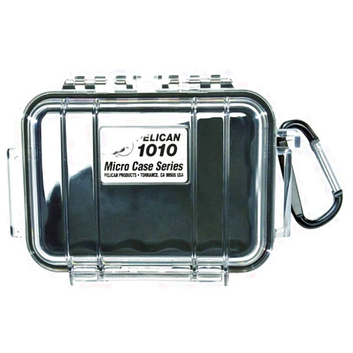 Pelican 1010 Micro Case (Black/Clear)