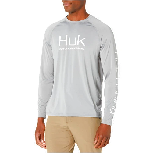 HUK Mens Pursuit Vented Long Sleeve Shirt