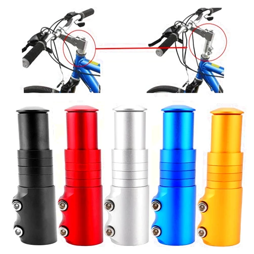 Fat-Cattie Bike Handlebar Riser Bicycle Fork Stem Raiser Extender Head Up Raiser Aluminum Alloy