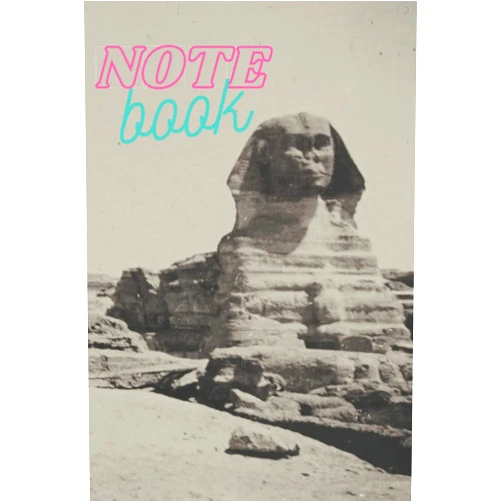 Reymun Jarbage Notebook: egyptian sphinx and pyramids