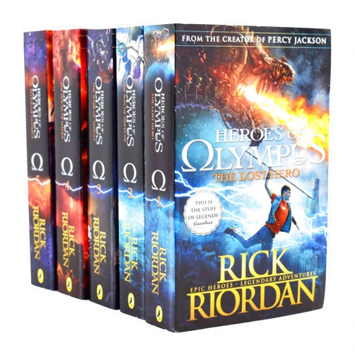 By Rick Riordan (Author) Heroes of Olympus Complete Collection 5 Books Box Set -The Lost Hero/The Son of Neptune/The Mark of Athena/The Blood of Olympus by Rick Riordan (2015-06-07)
