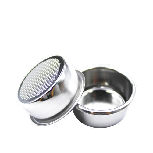 HNF 54mm Non Pressurized Filter Basket，For Express Coffee Filter Basket For 54mm Coffee Filter Basketf, Compatible With 54mm Bottomless Portafilter (Set of 2)