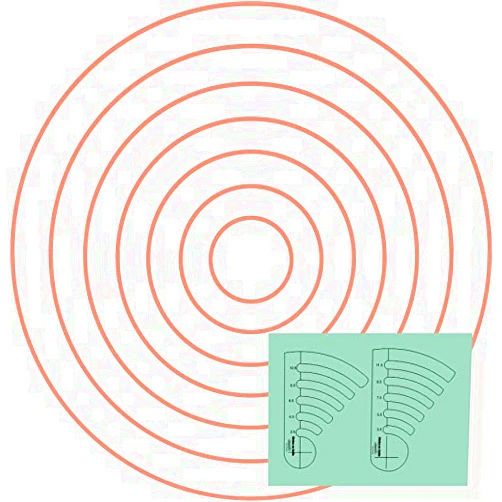 Westalee Design Circles on Quilts Template Set 2 (2.5