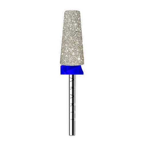 Makartt Electric Nail Drill Bits, Tapered Barrel Carbide Diamond Sanding Bit for Nail Prep Shaping, Upgrade Drill Tips with Cross Teeth & Dust-Proof Ring for Manicure Salon Cuticle Remove, M #150 Grit