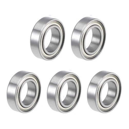 uxcell MR148ZZ Deep Groove Ball Bearings 8mm Inner Dia 14mm OD 4mm Bore Double Shielded Chrome Steel Z2 5pcs