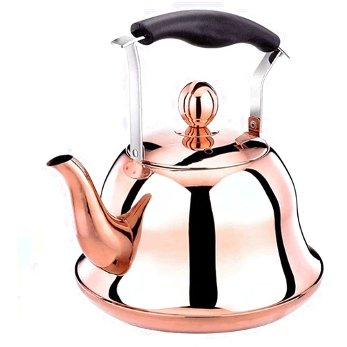 CHLDDHC Whistling Tea Kettle Tea Kettle For Stove Top Nduction/Gas Stove Top Tea Pot Copper Teakettle Teapot Maker Water Boiling