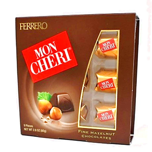 Ferrero Mon Cheri Hazelnut Chocolates 9 pieces (1),2.8 ounces