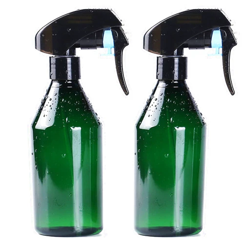 Tennedriv Green Water Spray Bottle for Plants, Plant Mister Spray Bottle, Mist Spray Bottles, Water Mister Spray Bottle for Plants, Succulents, Flowers Pet and Cleaning Solution, BPA Free, 10oz watering can 2 Pack