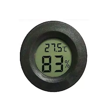 OERTUFU Digital Hygrometer, LCD Mini Temperature Hygrometer, Suitable for Pet Water Temperature Test, Aquarium, Swimming Pool Thermometer