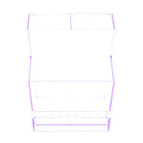 Beaupretty Nail Stand Nail Drill Bit Holder Practical Drill Bit Organizer Plastic Nail Grinding Storage Case Purplish Nail Drill Bits