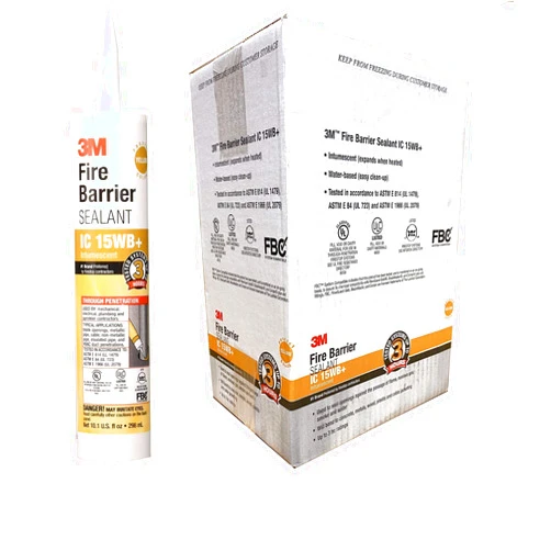 3M(TM) Fire Barrier Sealant IC 15WB+, 10.1 fl. oz, Cartridge, 12/case You are Purchasing The Min Order Quantity which is 12 CART
