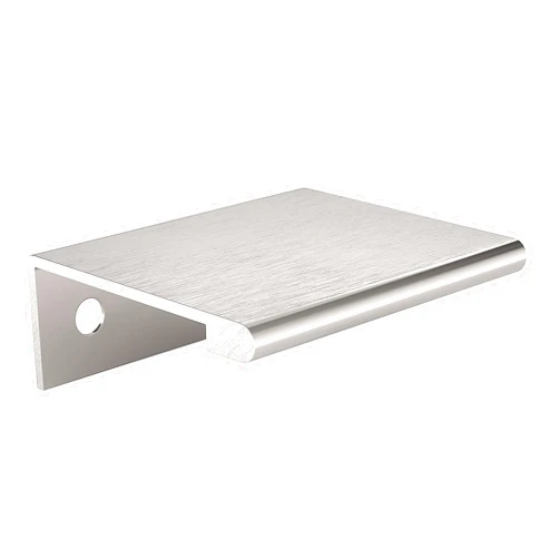 Richelieu Hardware BP989833170 Lincoln Collection 1 5/16-inch (33 mm) Center-to-Center Stainless Steel Modern Cabinet and Drawer Edge Pull Handle for Kitchen, Bathroom, and Furniture
