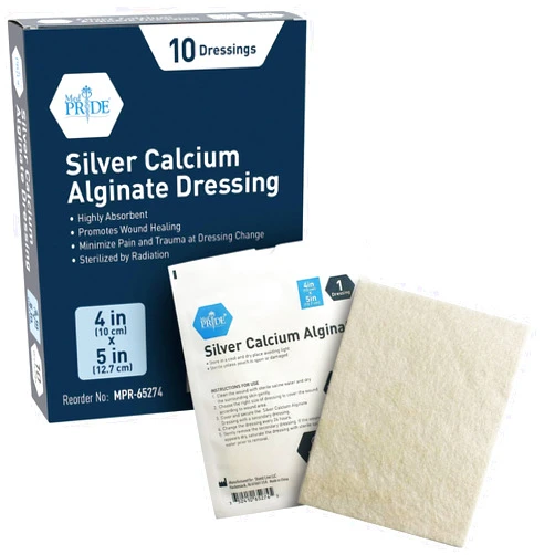 MED PRIDE Silver Calcium Alginate Wound Dressing 4