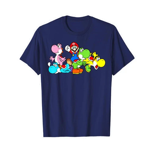 Super Mario Yoshi Ride Group Mashup T-Shirt