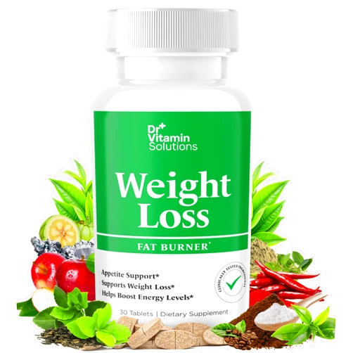 DR VITAMIN SOLUTIONS Weight Loss Supplements for Women & Men - Includes Green Tea Extract, Chromium, Vitamin B6 - Energy Booster, Belly Fat Burner & Appetite Suppressant Diet Pills - 30 Tablets