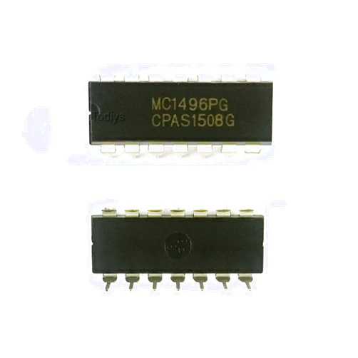 Todiys New 5Pcs for MC1496 MC1496PG DIP-14 Balanced Modulators Demodulators IC Chip MC1496P