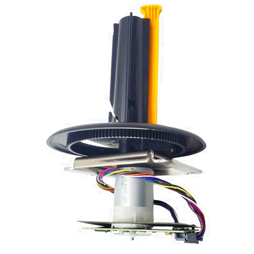 Sinsed P1058930-052 Liner Take Up Spindle & Motor for Zebra ZT410 ZT411 Thermal Printer 203dpi 300dpi 600dpi, black