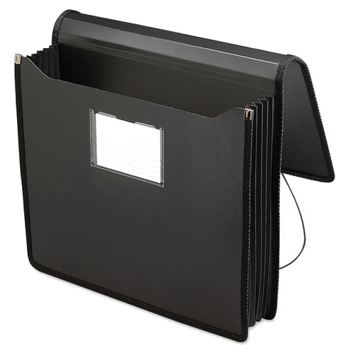 Smead Poly Premium Expanding File Wallet with Closure, 5-1/4