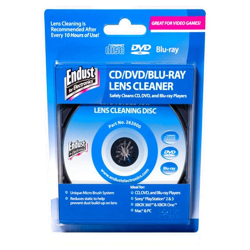 Endust for Electronics; CD/DVD/Blu-Ray Lens Cleaner; (262000)