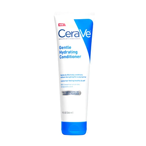 CeraVe Gentle Hydrating Conditioner, Hair Conditioner With Ceramides, Niacinamide & Hyaluronic Acid, Sulfate Free & Color Safe, Moisturizing Conditioner For All Hair & Scalp Types
