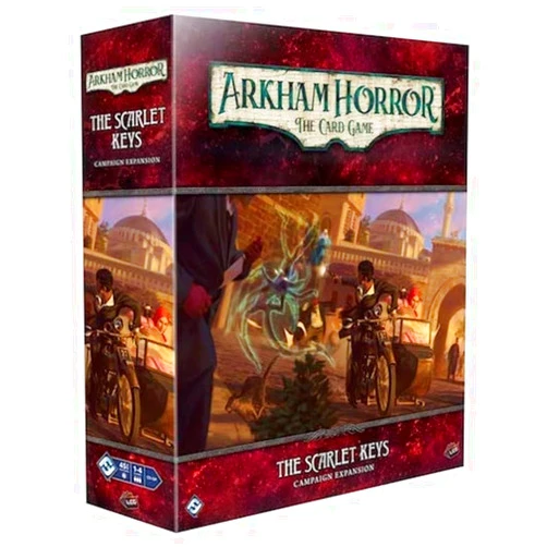 Fantasy Flight Games Arkham Horror The Card Game The Scarlet Keys Campaign Expansion - Unravel The Mysteries of Disappearances! Cooperative LCG, Ages 14+, 1-4 Players, 1-2 Hour Playtime, Made