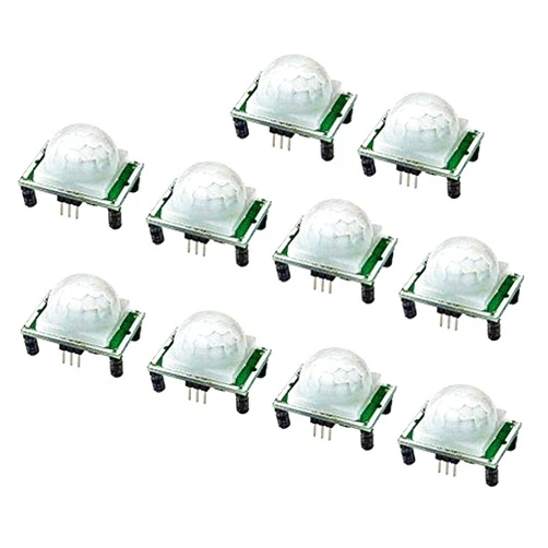 WMYCONGCONG 10 PCS HC-SR501 PIR Module Pyroelectric Infrared Motion Sensor Module Detector for Security Use