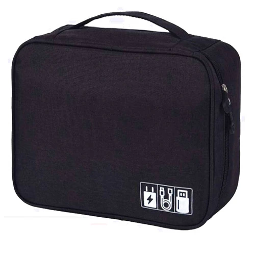 BYOYO Carrying Bag Case Storage Organizer for Projectors and Accessories (Black,Single)
